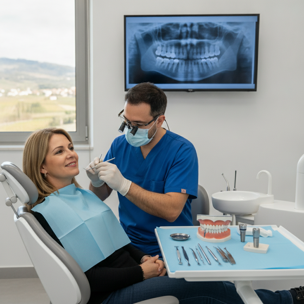 Como é a recuperação do implante dentário em Flores da Cunha