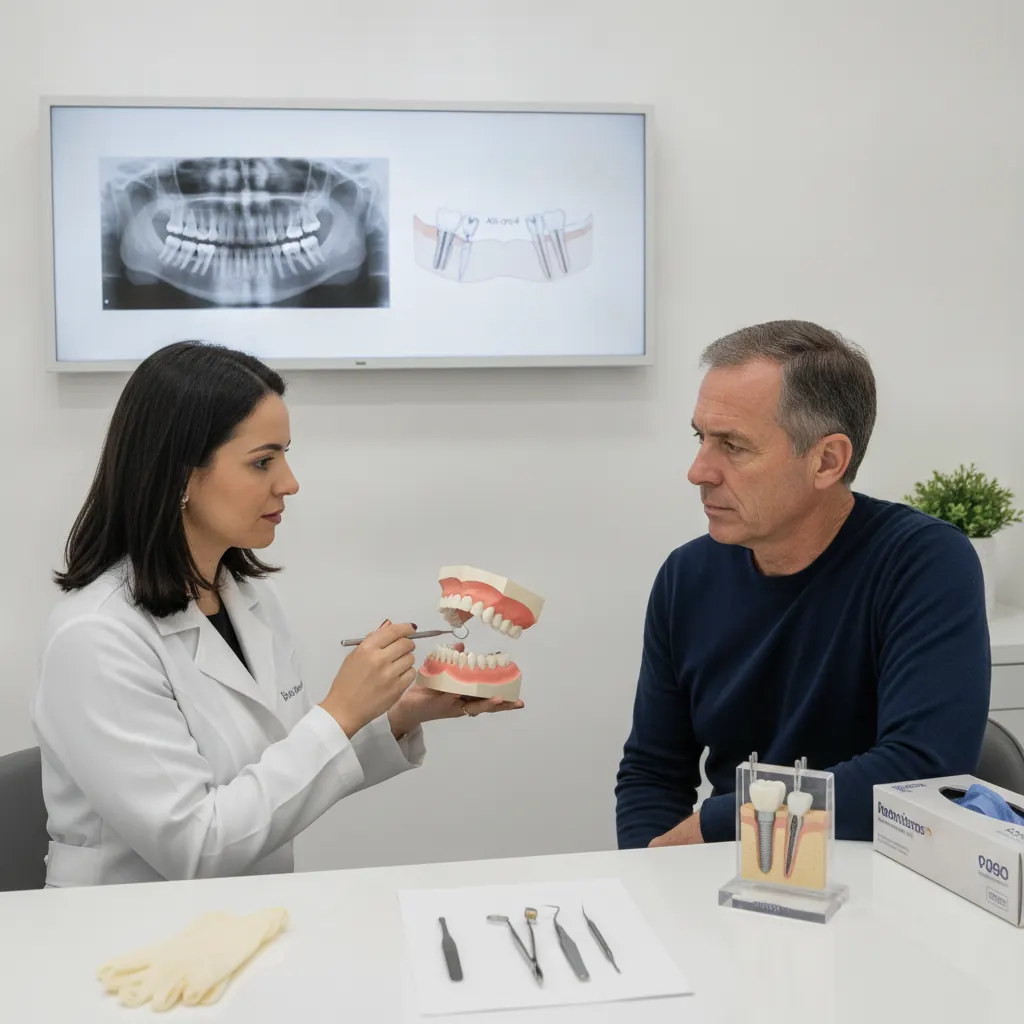 Implante dentário com gengivite ou periodontite: pode? | Flores da Cunha