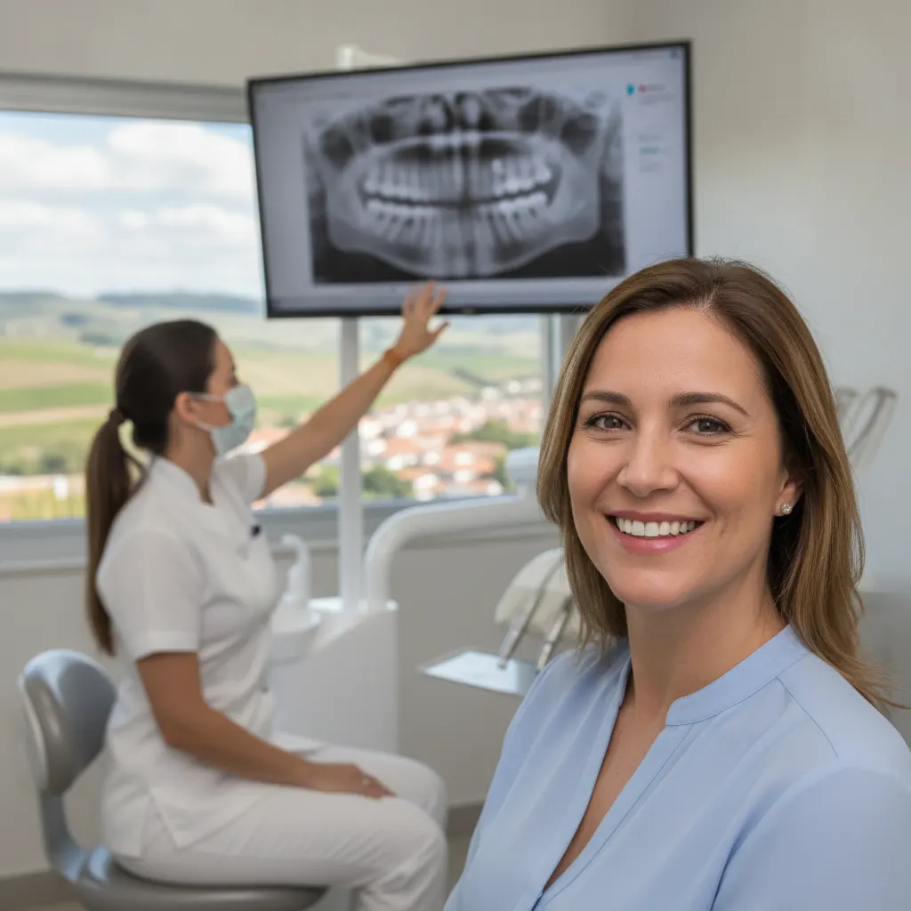 Implante dentário na frente: como fica o sorriso em Flores da Cunha