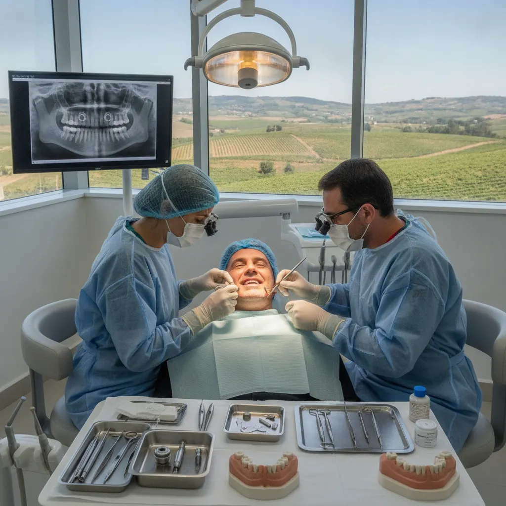 Implante Dentário Superior e Inferior ao Mesmo Tempo em Flores da Cunha