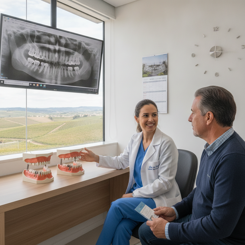 Quanto tempo leva para fazer implante dentário em Flores da Cunha
